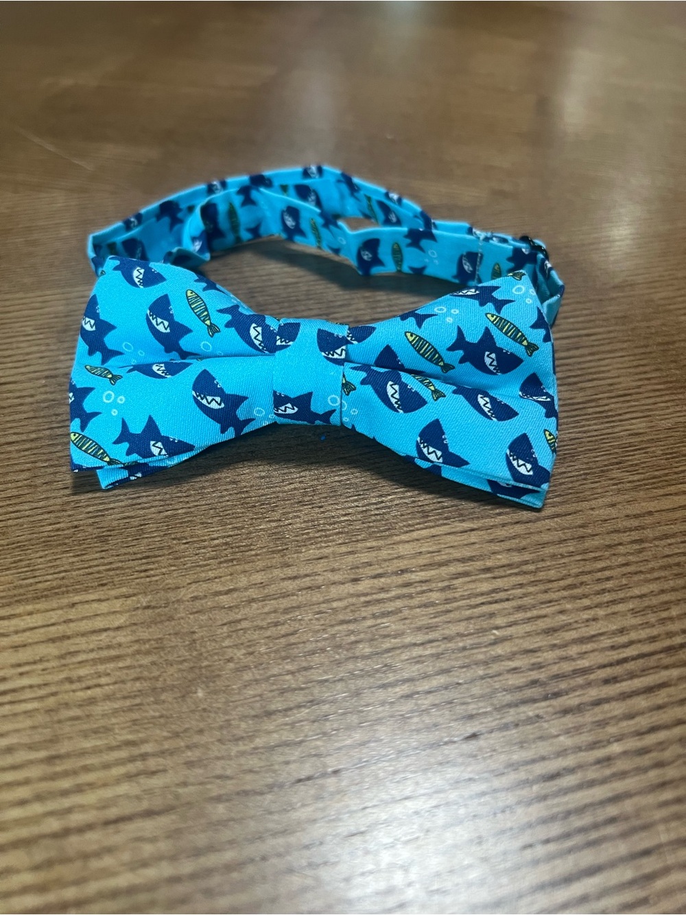 Kid’s Blue Shark Adjustable Funny Silly Bow Tie